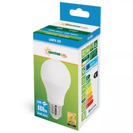 Żarówka Led E27 10W zimna Spectrum