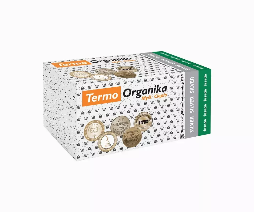 Styropian fasadowy, elewacyjny Silver 10 cm  Thermo Organika