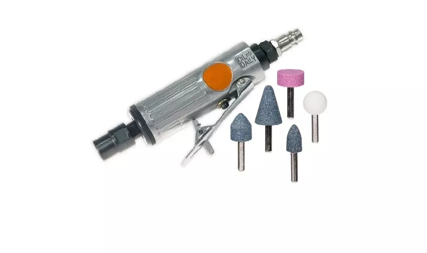 Szlifierka prosta mini 1/4 + 5 kamieni szlifujących