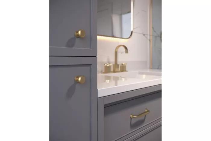 Gałka meblowa Stilo złoto szczotkowane 