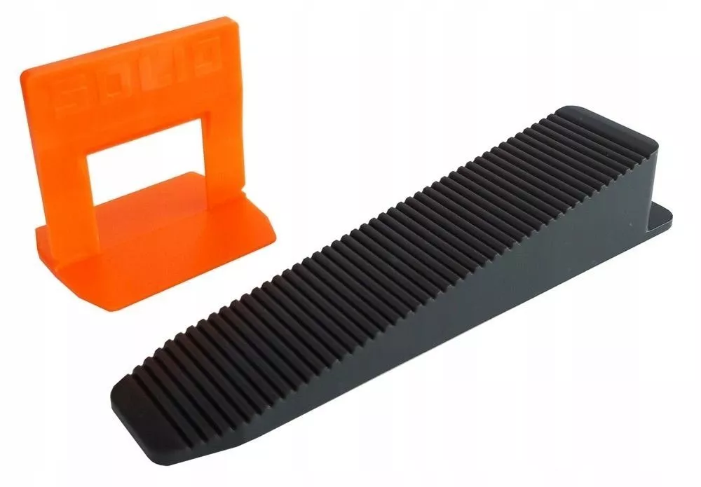 System poziomowania płytek 1 mm 100 sztuk SOLID