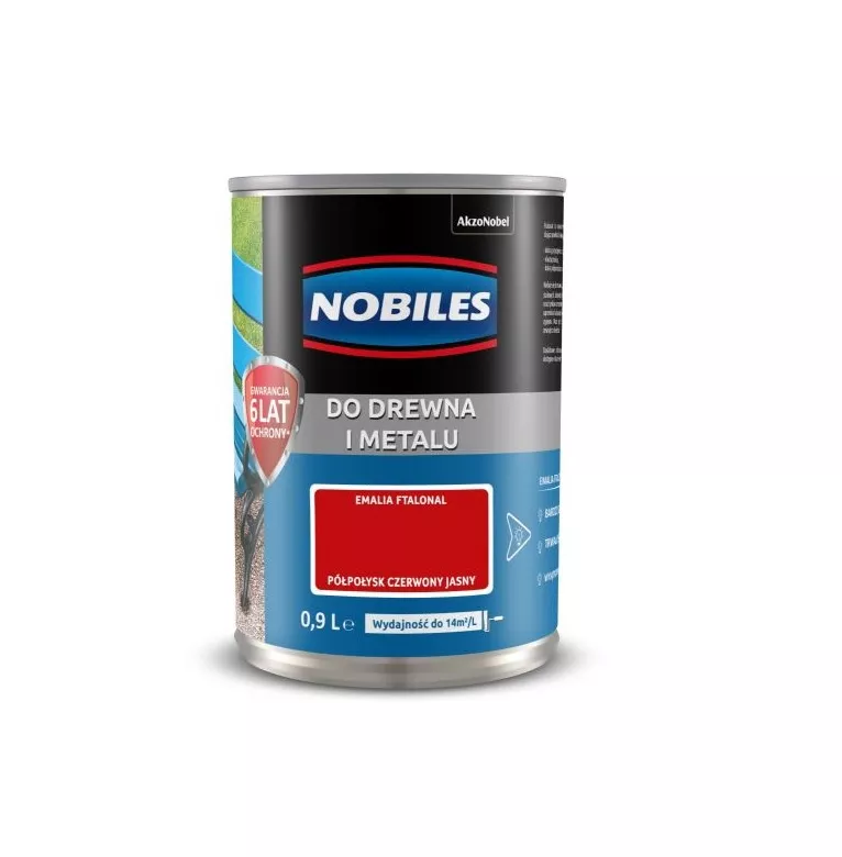 Farba olejno-ftalowa do drewna i metalu 0,7 l Lazur 