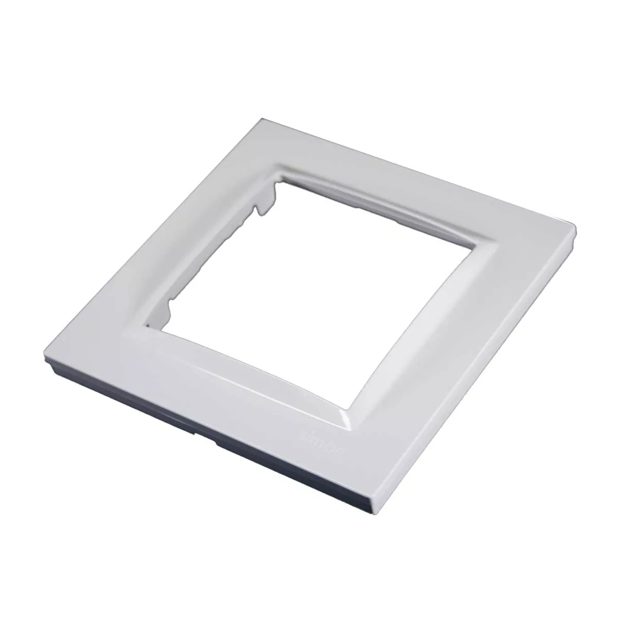 Ramka pojedyncza Simon 10 biała