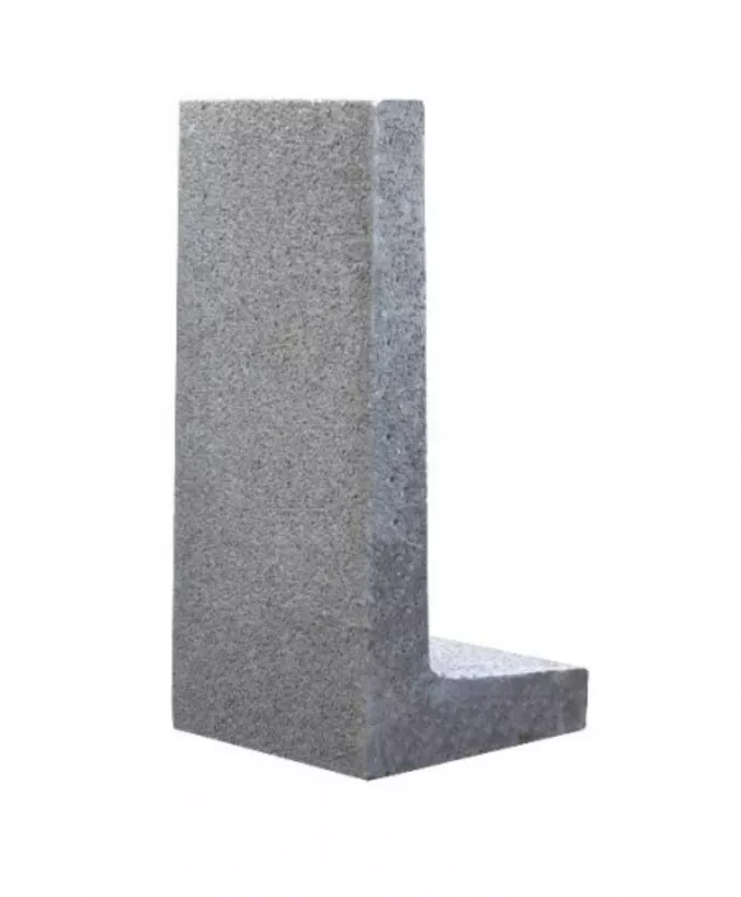Mur oporowy L 38x33x24 szary