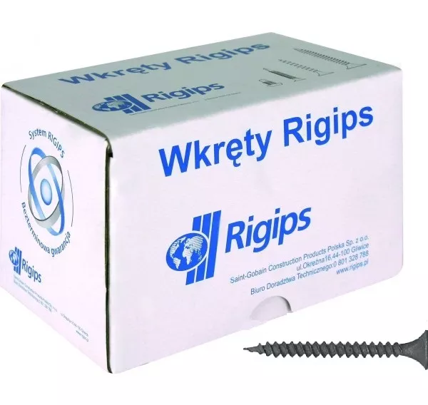 Wkręty TD 3,5 x 25 mm 1000 szt. Rigips