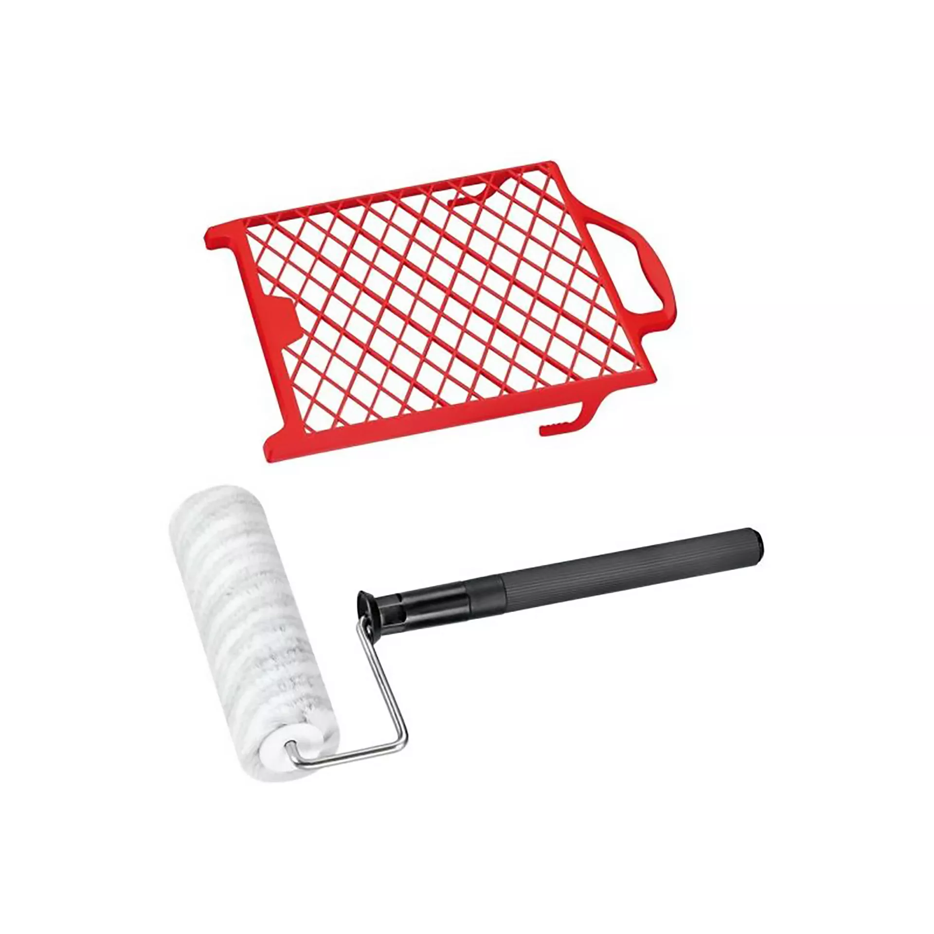 Wałek malarski SilverStripe 25cm z rączką teleskopową i kratką malraską