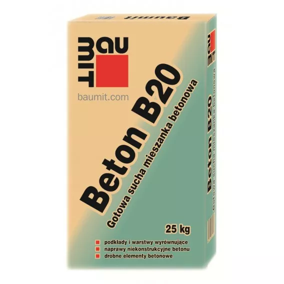 Wylewka betonowa B 20 op. 25 kg