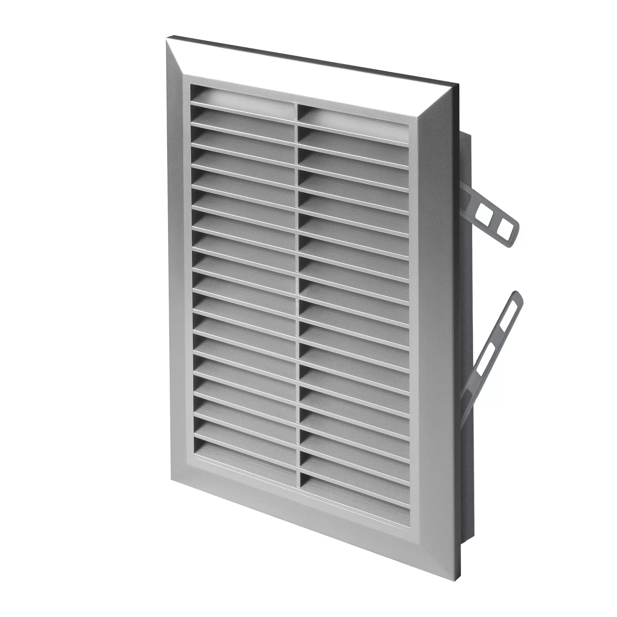 Kratka wentylacyjna 14 x 21 cm z siatką satyna 