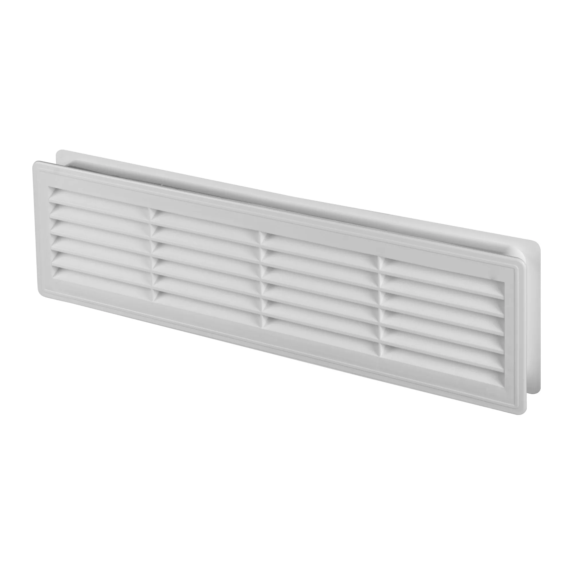 Kratka wentylacyjna drzwi 12x44 Biała