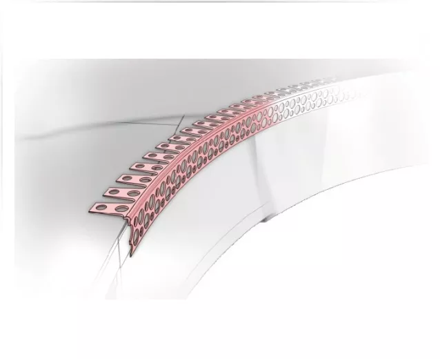 Narożnik PCV do łuków dł. 3 m