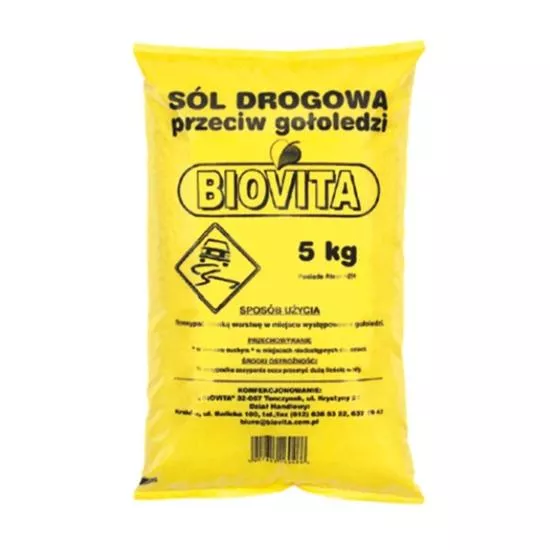 Sól drogowa przeciw gołoledzi 5 kg