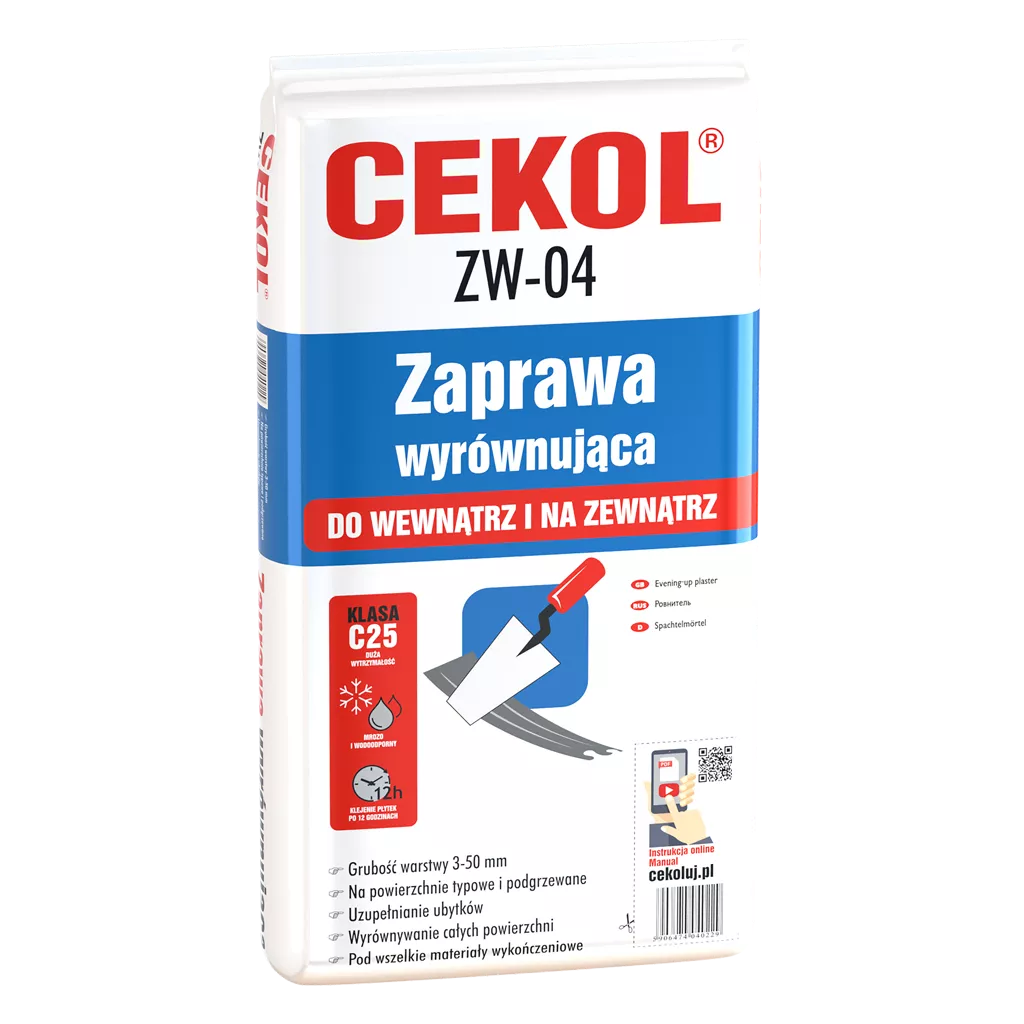 Cekol Zaprawa wyrównawcza ZW-04  22kg