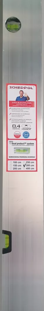 Łata murarska professional 300cm