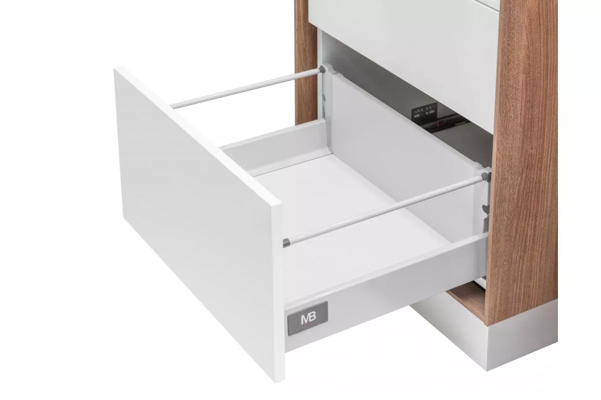 Modern Box kwadrat. 500mm średni biały