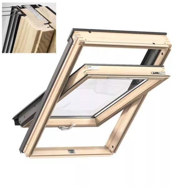 Okno dachowe Velux GLL 1061B MK06 78x118 3-szybowe