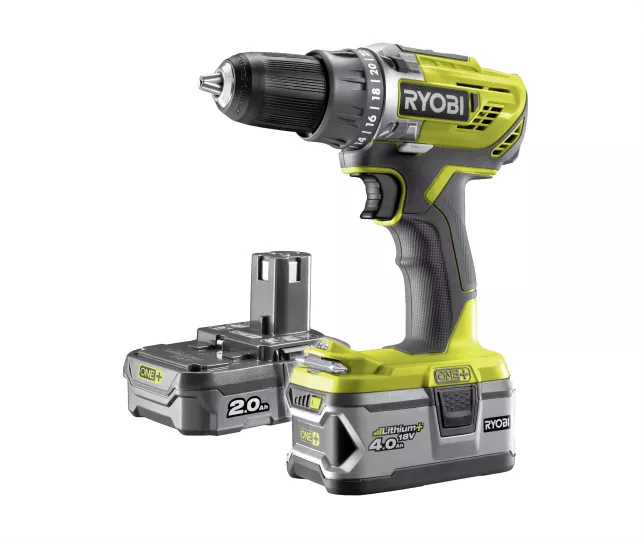 Wiertarko-wkrętarka R18DD3-242S 18V Ryobi ONE+