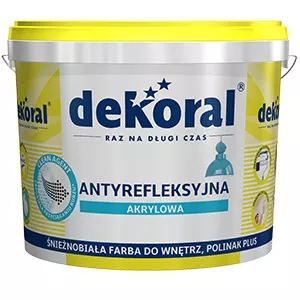 Farba akrylowa antyrefleksyjna 5 L