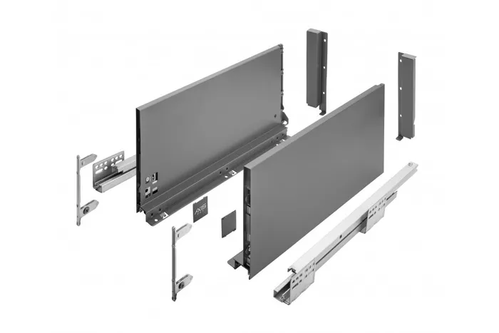 Szuflada AXIS PRO 500 mm antracyt bardzo wysoka GTV