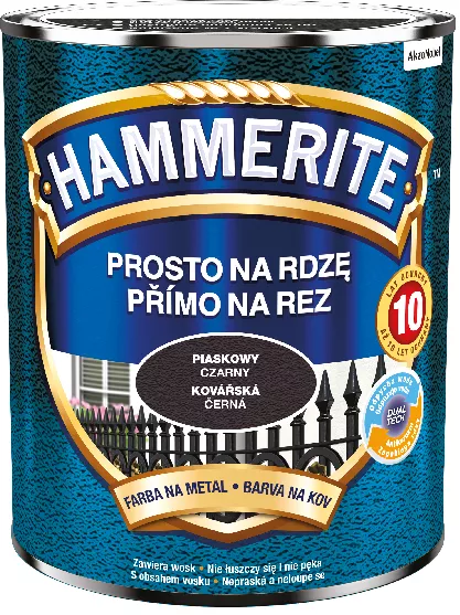 Farba Hammerite 0,7l piaskowy czarny