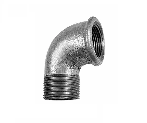 Kolano ocynkowane - gwint zewnętrzny 1/2"