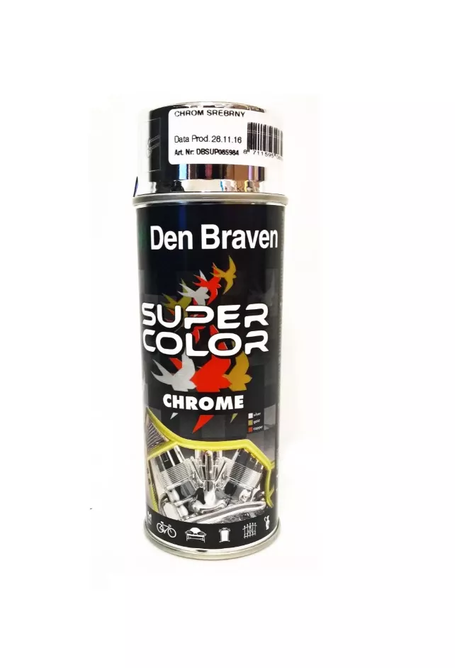 Spray lakier chromowy srebrny