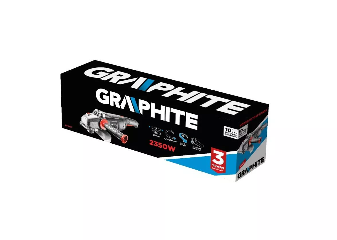 Szlifierka Kątowa 230 2350 W Graphite