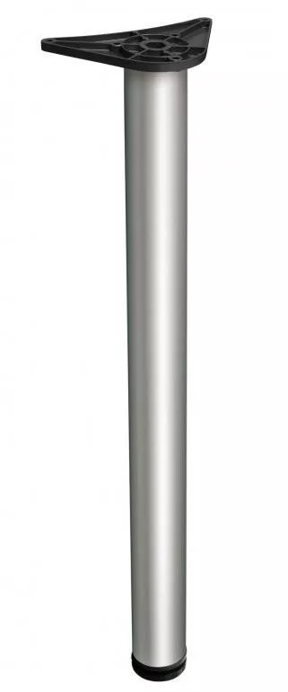 Noga meblowa do stołu 60 x 710 mm aluminium