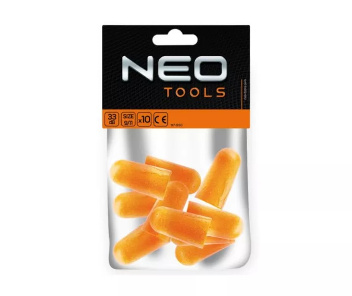 Wkładki przeciwhałasowe jednorazowego użytku 10 szt