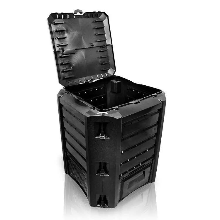 Kompostownik 380l czarny 82x72x72cm