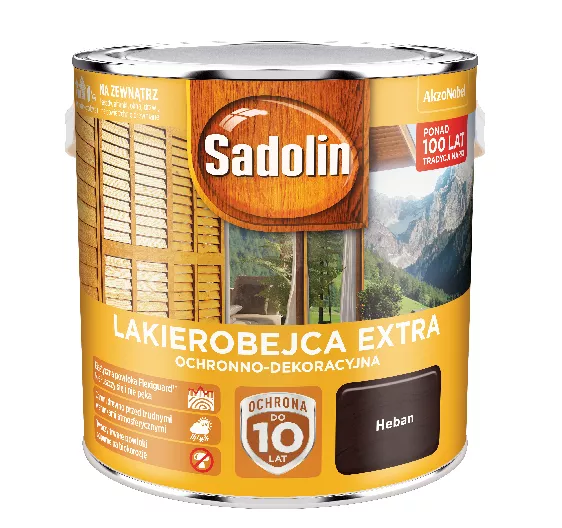 Lakierobejca Sadolin Extra 2,5 l heban