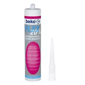 Akryl FLEX 20% biały 310ml BEKO