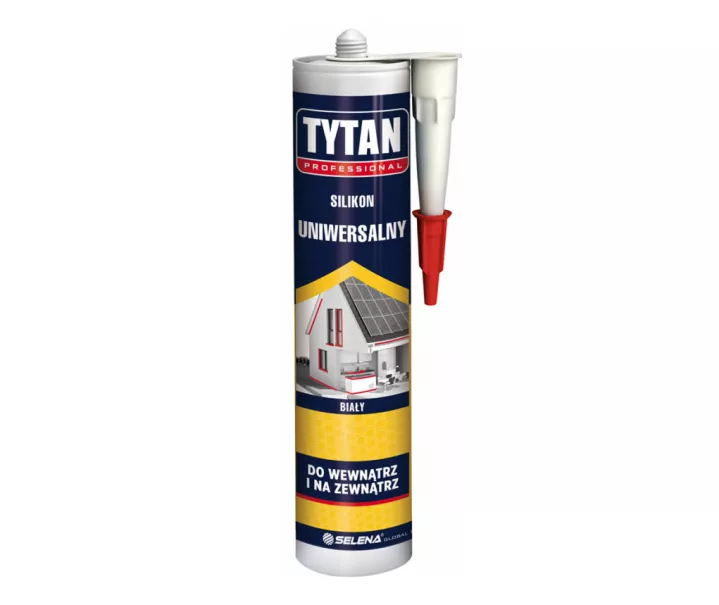 Silikon uniwersalny bezbarwny 280 ml TYTAN