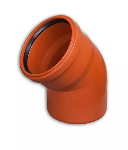 Kolano kanalizacji zew. fi 110 < 45'