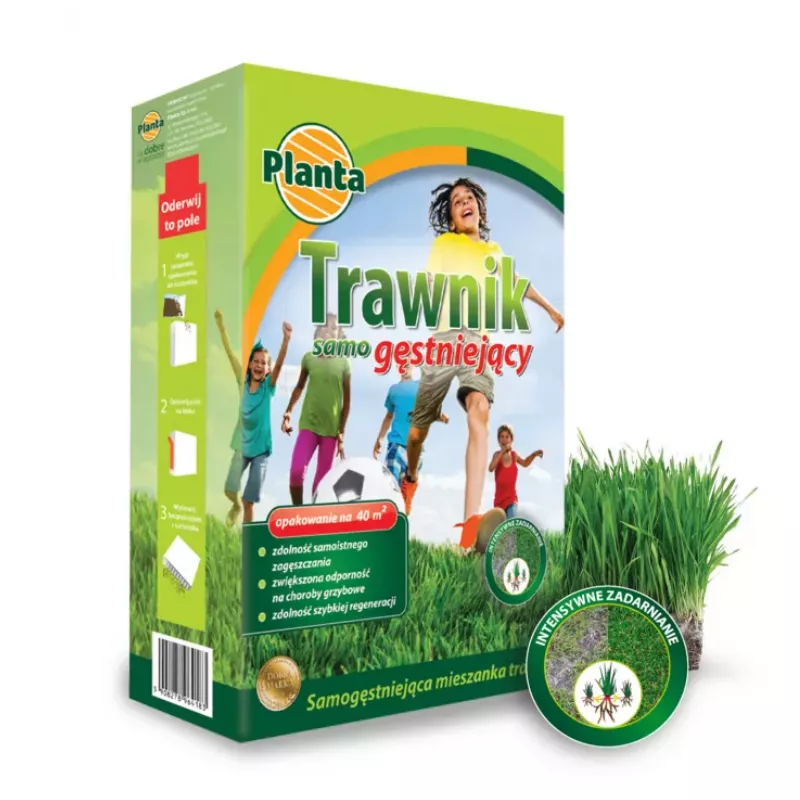 Mieszanka traw Trawnik samogęstniejący 1 kg