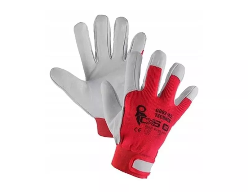 Rękawice skórzane Technik