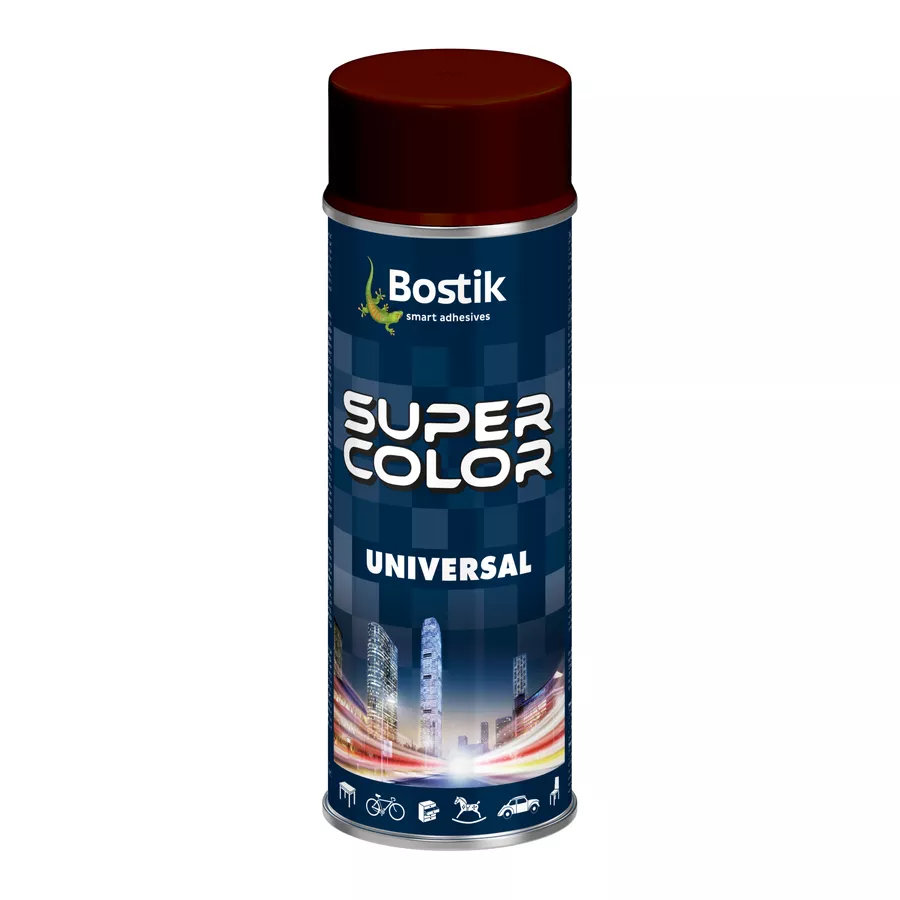 Spray lakier uniwersalny Bostik 400ml BR?ZOWY RAL 8011