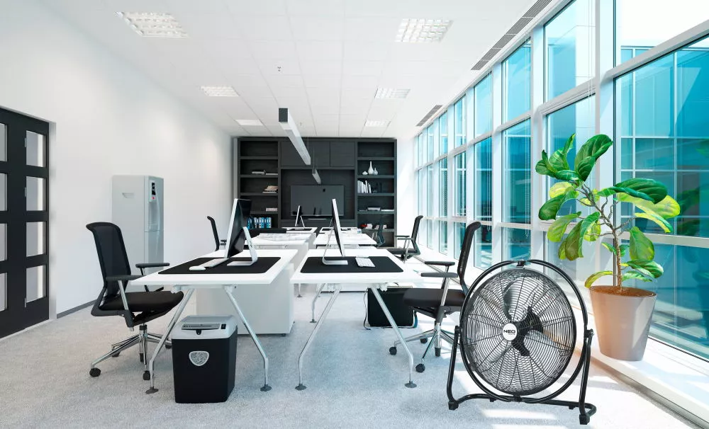 Wentylator podłogowy 111W śr. 45 cm