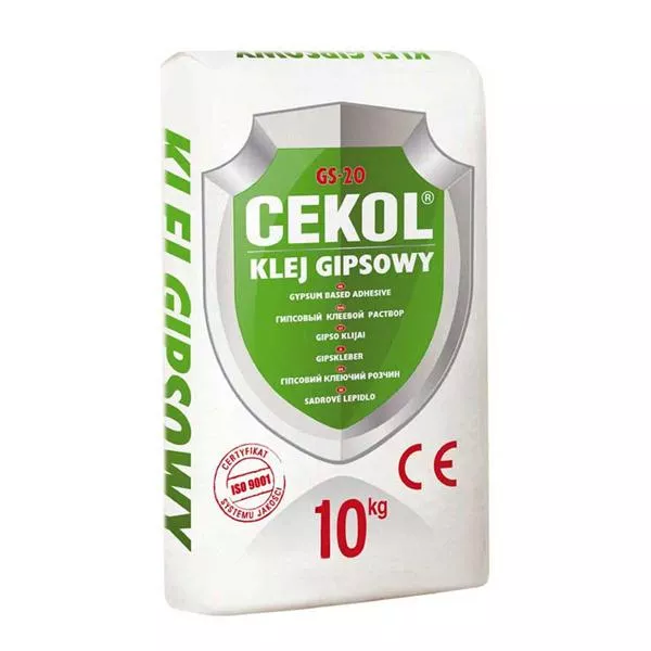 Klej gipsowy GS20 10kg Cekol