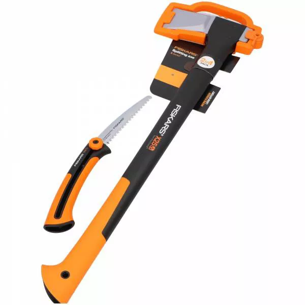 Siekiera X25 + piła SW73 Fiskars