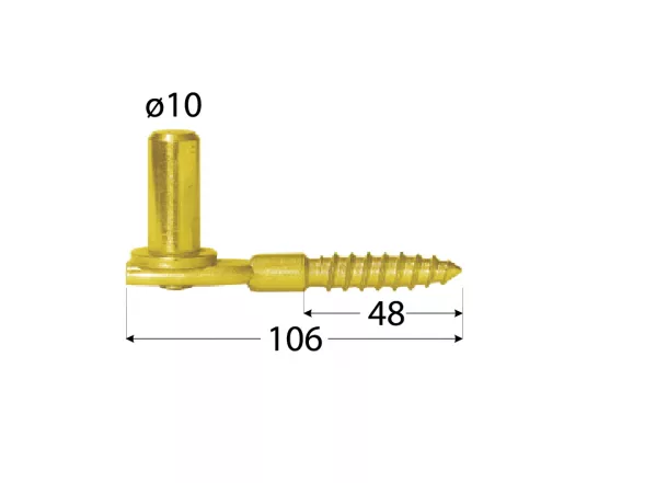 Uchwyt wkręcany 106x48 DMX CW10/106