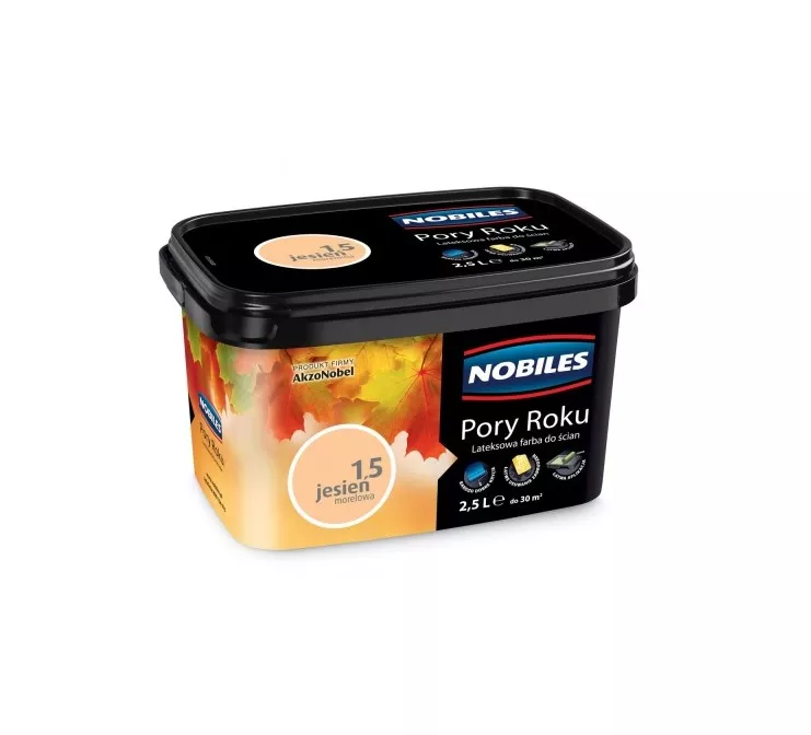 Farba lateksowa Pory Roku 15 jesień morelowa 2.5 l emulsja