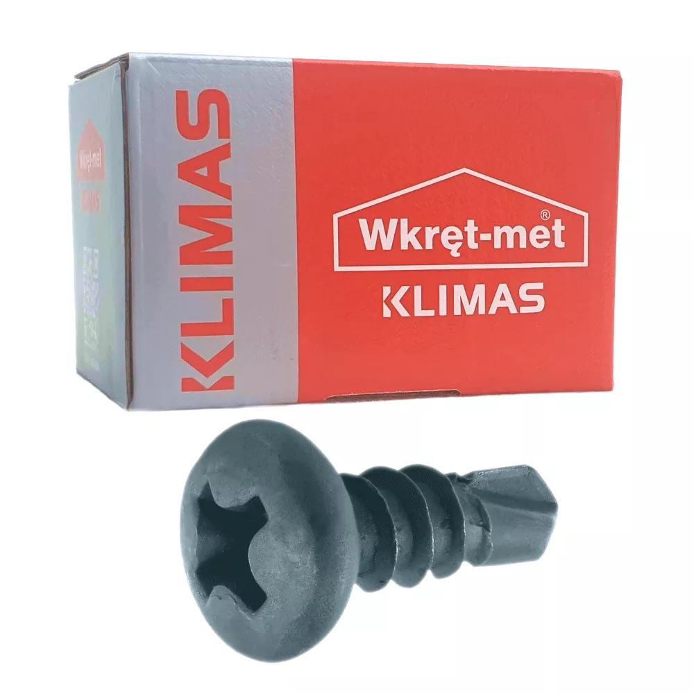 Wkręty do metalu pchełki 3.5 x 9.5 mm 1000 szt/opk