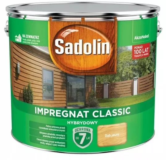 Impregnat Hybrydowy Classic do drewna 2,5 dąb jasny