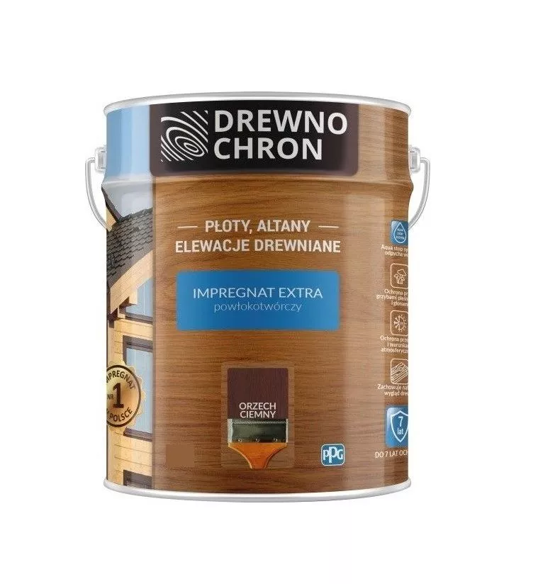 Impregnat do drewna Drewnochron  0.75 l orzech ciemny