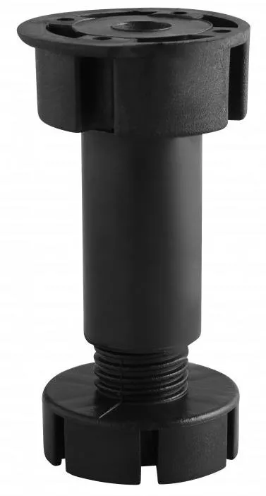 Nóżka meblowa czarna od 87 do 120 mm