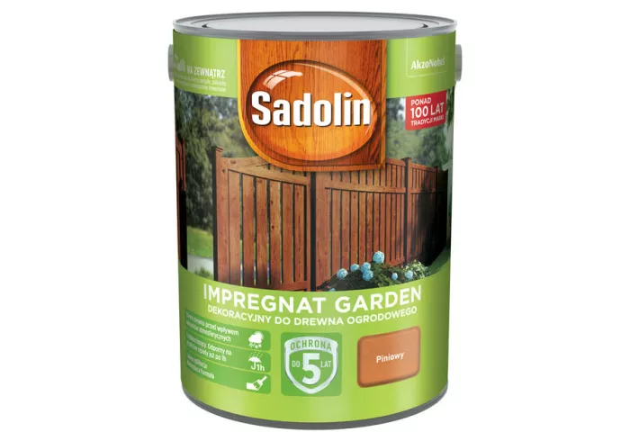 Impregnat do drewna Sadolin Garden 5 l piniowy