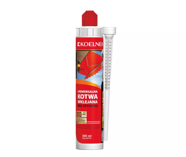 Kotwa chemiczna uniwersalna bez styrenu Koelner 300 ml