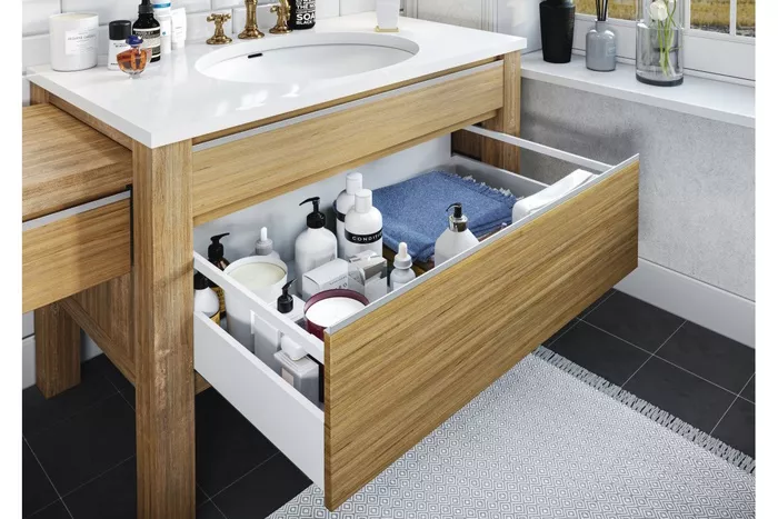 Szuflada AXIS PRO 350mm biała średnia GTV