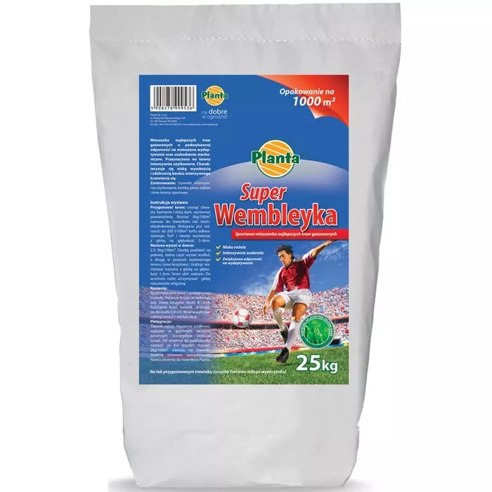 Mieszanka gazonowa Super Wembleyka 25 kg