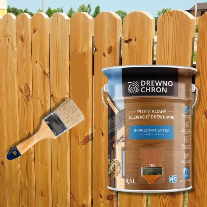 Impregnat do drewna Drewnochron  4.5 l tik